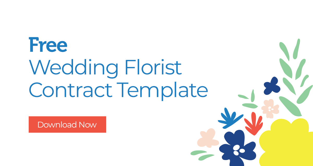 Free Wedding Florist Contract Template